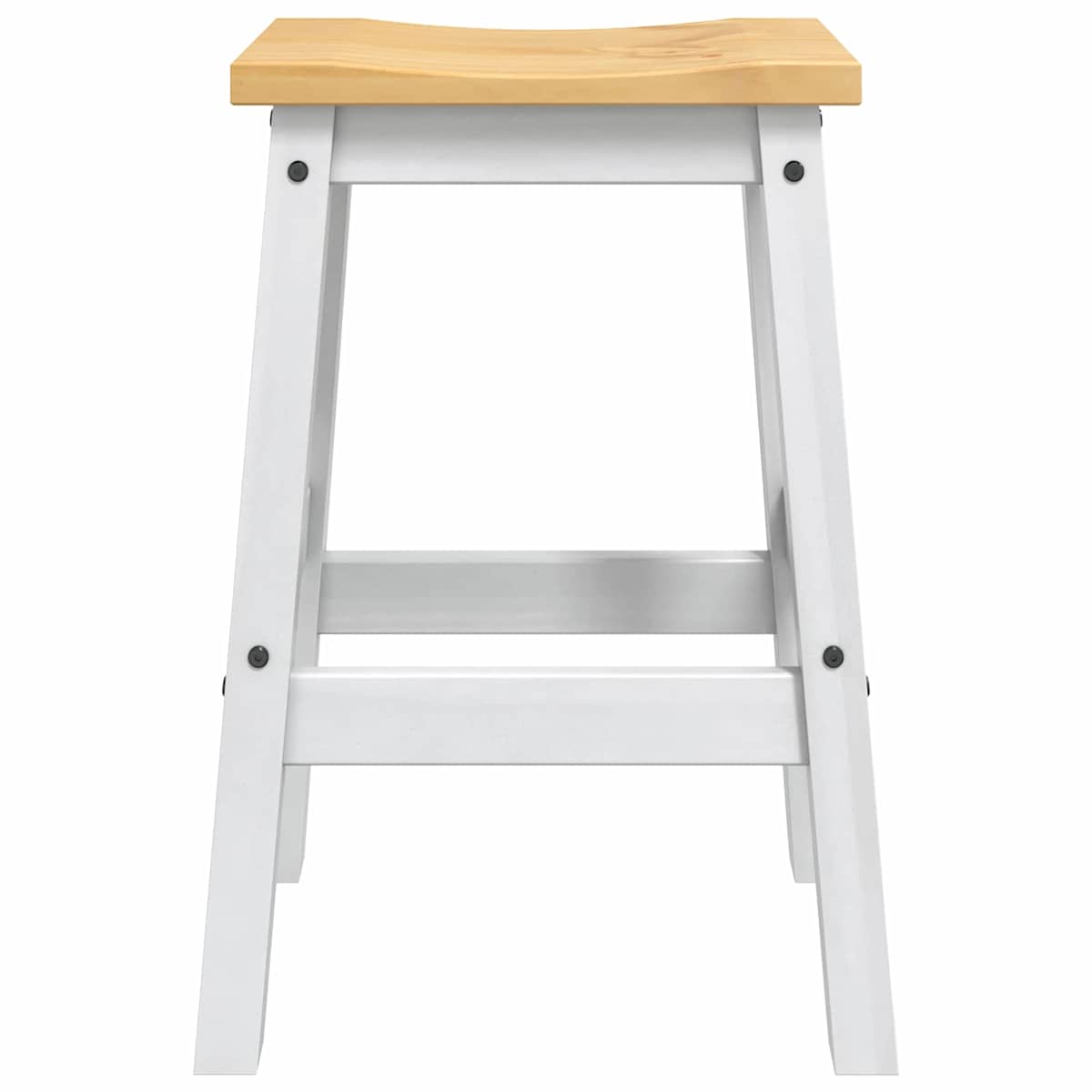Barbænk 2 stk. 44 x 30 x 63 cm Massiv fyr - Billede 4