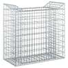vidaXL Gabioni t&otilde;stetud voodi 50 x 100 x 100 cm Tsingitud teras