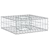vidaXL Gabioni t&otilde;stetud voodi 60 x 60 x 20 cm Tsinkteras H&otilde;bedane