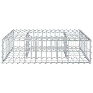 Gabionový vyvýšený záhon Stříbrná 80 x 80 x 20 cm - obrázek 4