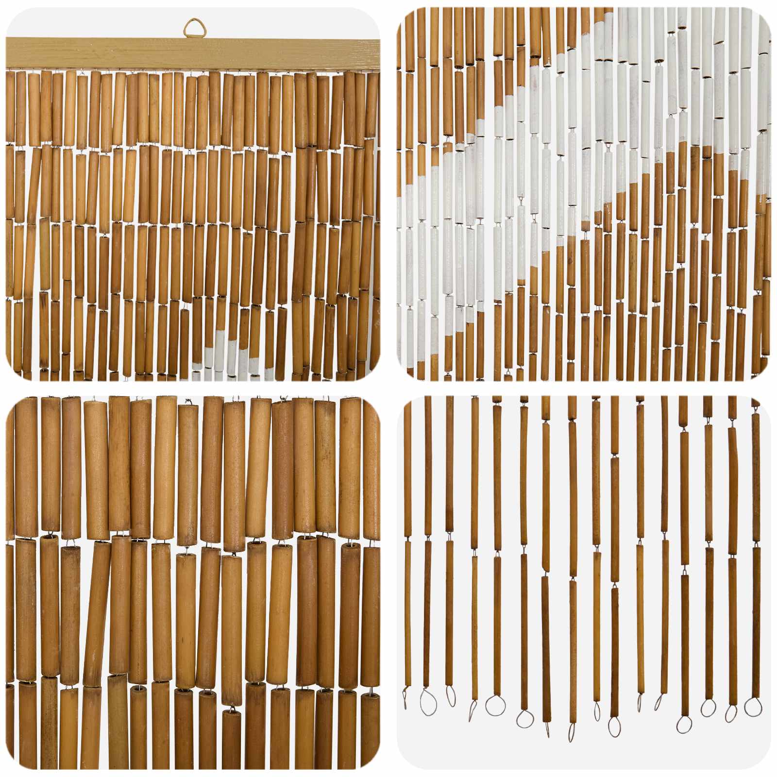 Insect Deurgordijn Meerkleurig 200 x 90 cm Bamboe image 4