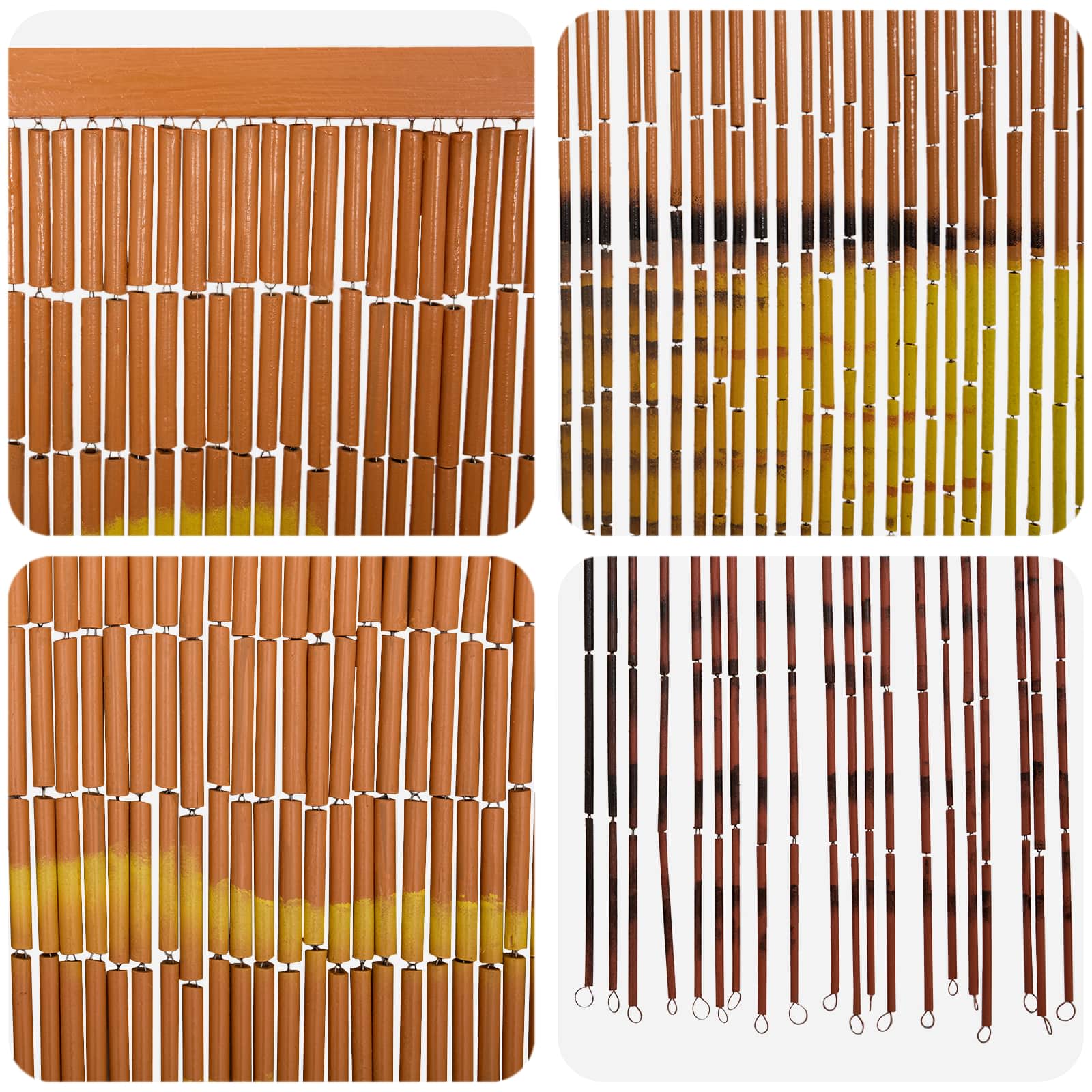 Insect Deurgordijn Meerkleurig 200 x 90 cm Bamboe image 4