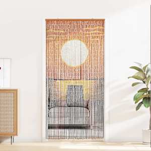Zavesa proti insektom večbarvno 200 x 100 cm Bambus