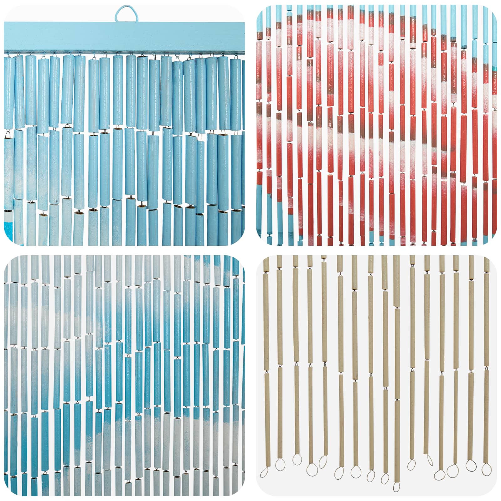 Insect Deurgordijn Meerkleurig 200 x 100 cm Bamboe image 4