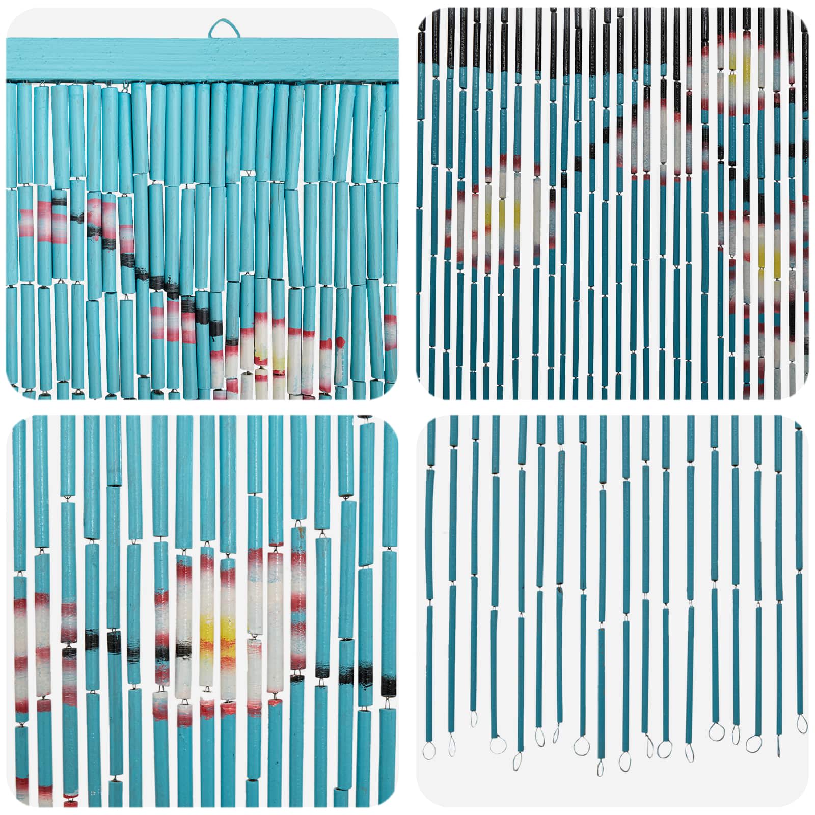 Insect Deurgordijn Meerkleurig 200 x 100 cm Bamboe image 4