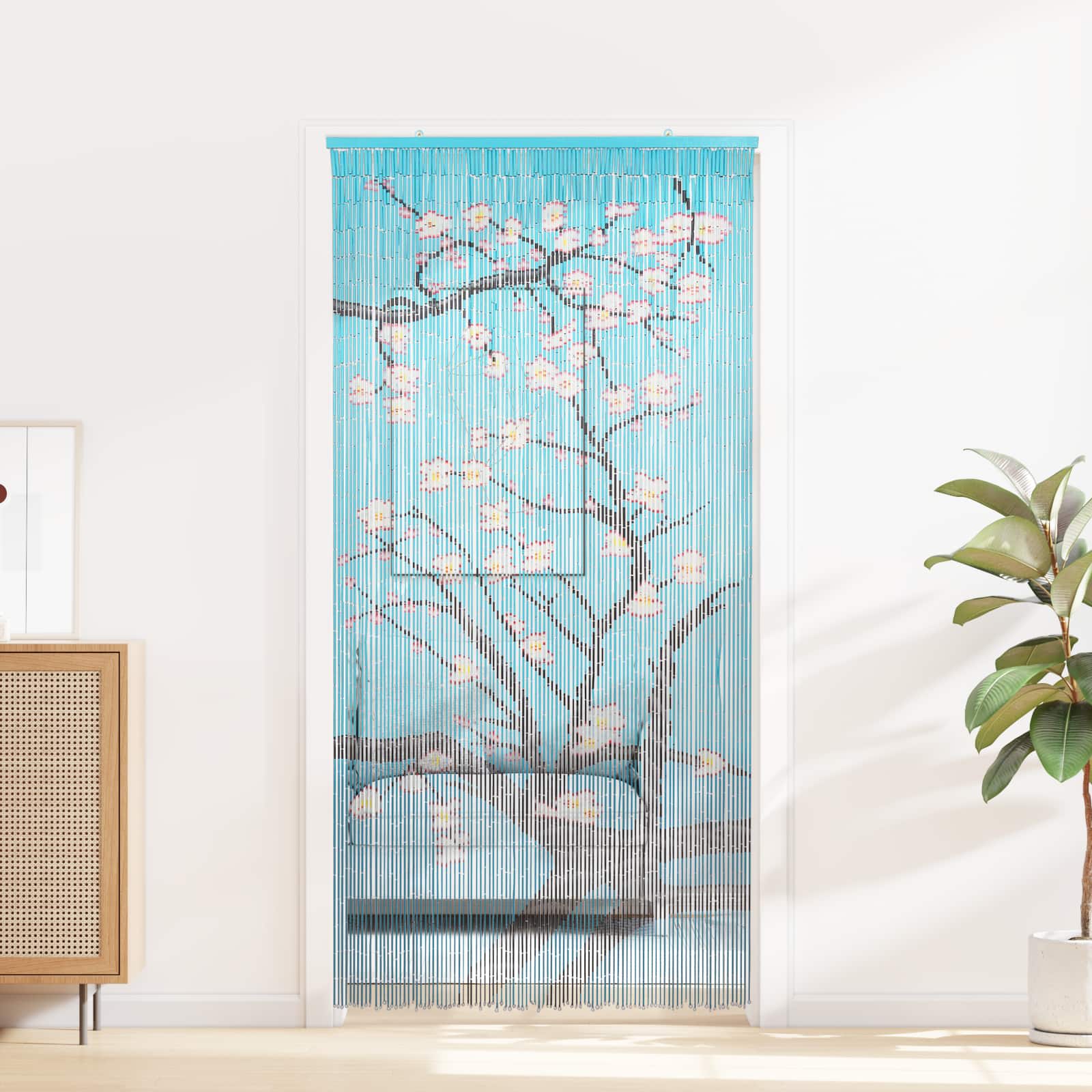 Insect Deurgordijn Meerkleurig 200 x 100 cm Bamboe image 1