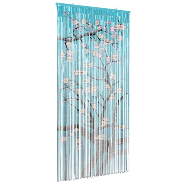 vidaXL Putukate Uksekardin mitmev&auml;rviline 200 x 100 cm Bambus
