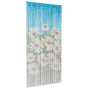 Dveřní záclona proti hmyzu vícebarevná 200 x 100 cm Bambus - obrázek 2