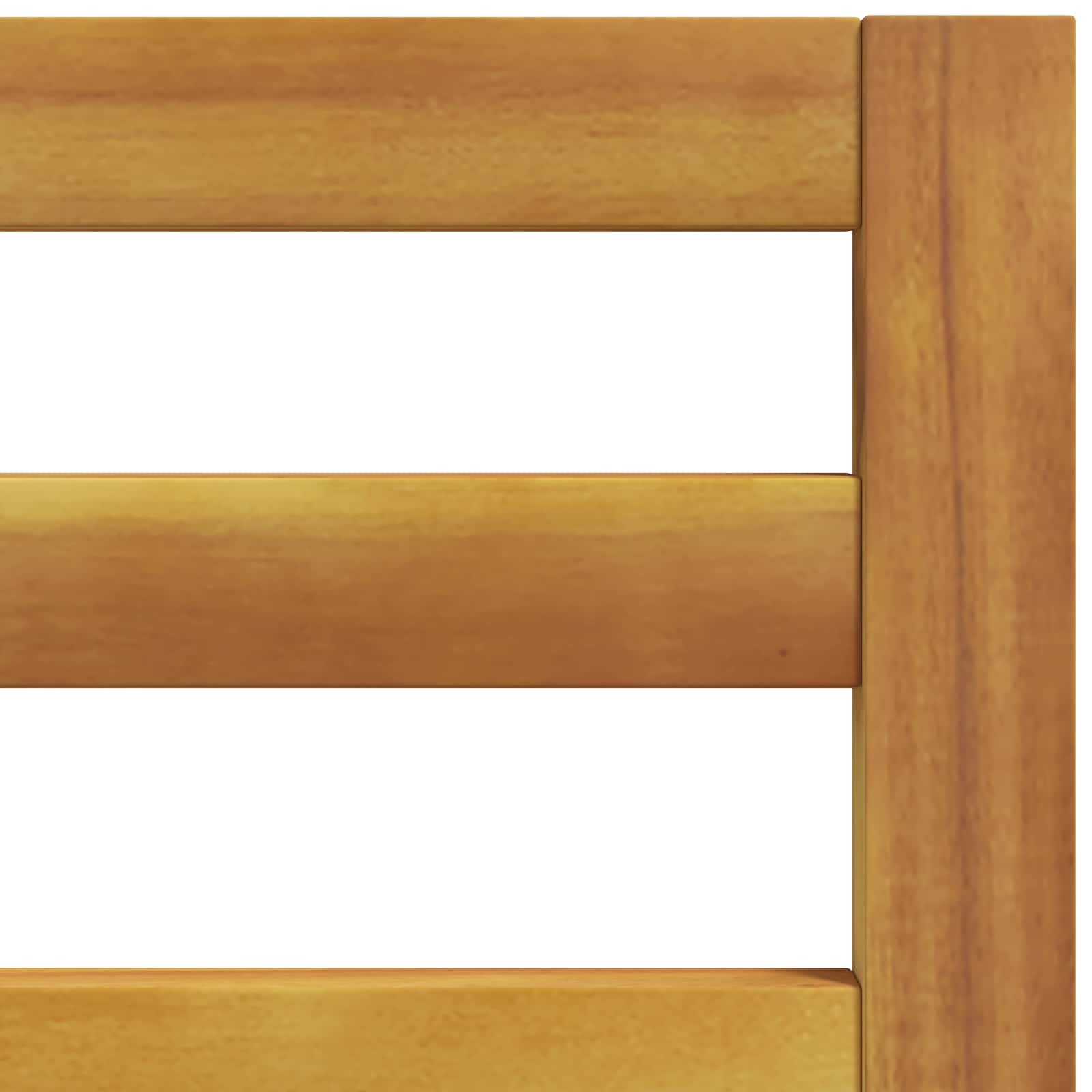 Hoekbank met kussens 100 % polyester Massief Acacia Naturel image 6