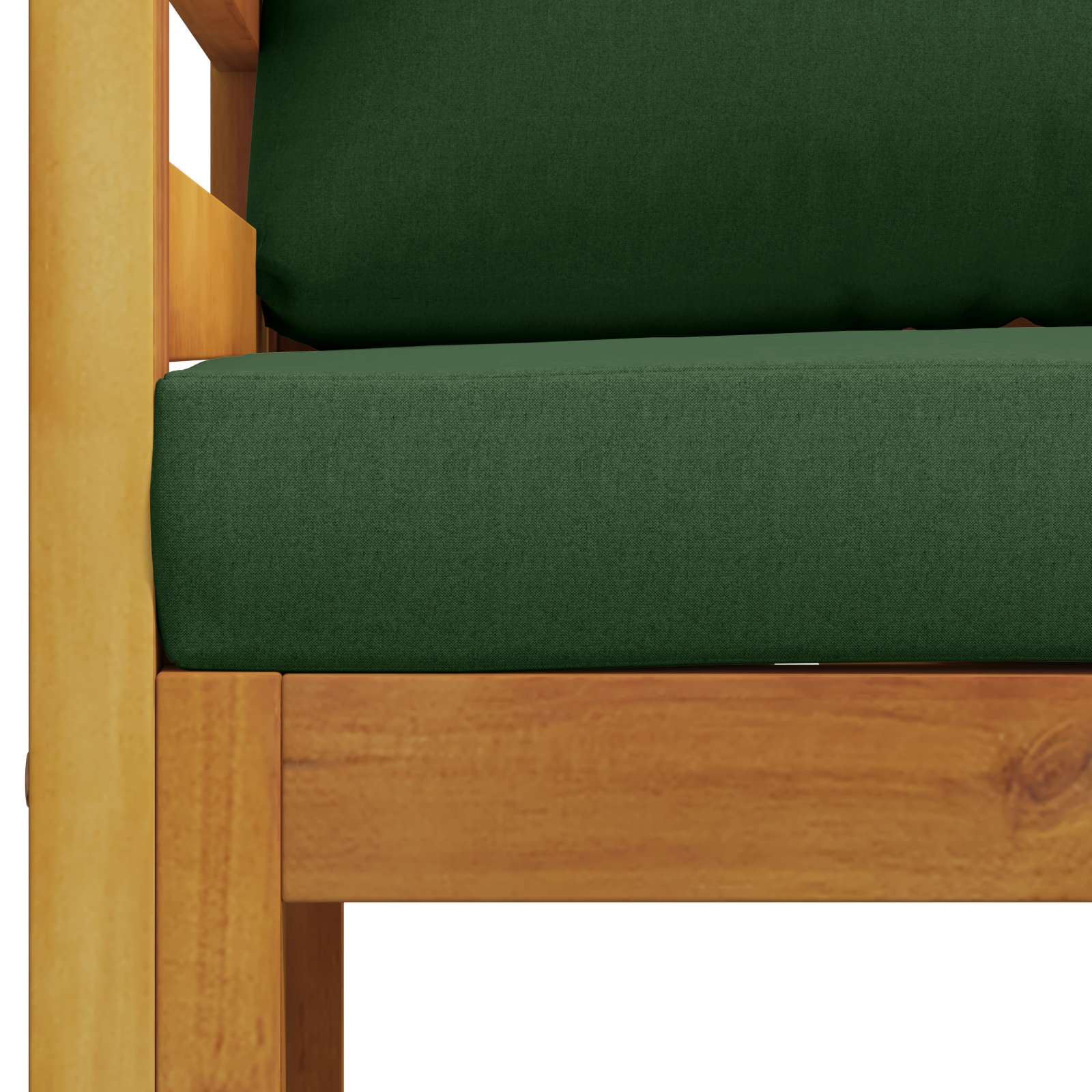 Modulaire fauteuil met kussens 100 % polyester Massief Acacia image 5