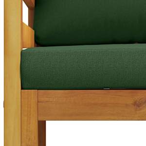 Modulární křeslo s poduškami 100 % polyester Masivní akácie - obrázek 5