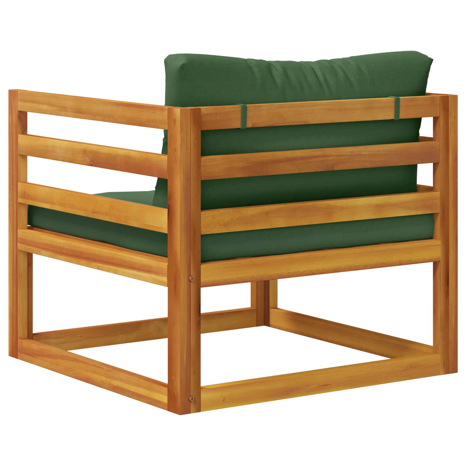 Modulaire fauteuil met kussens 100 % polyester Massief Acacia image 4