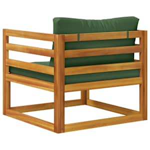 Modulární křeslo s poduškami 100 % polyester Masivní akácie - obrázek 4