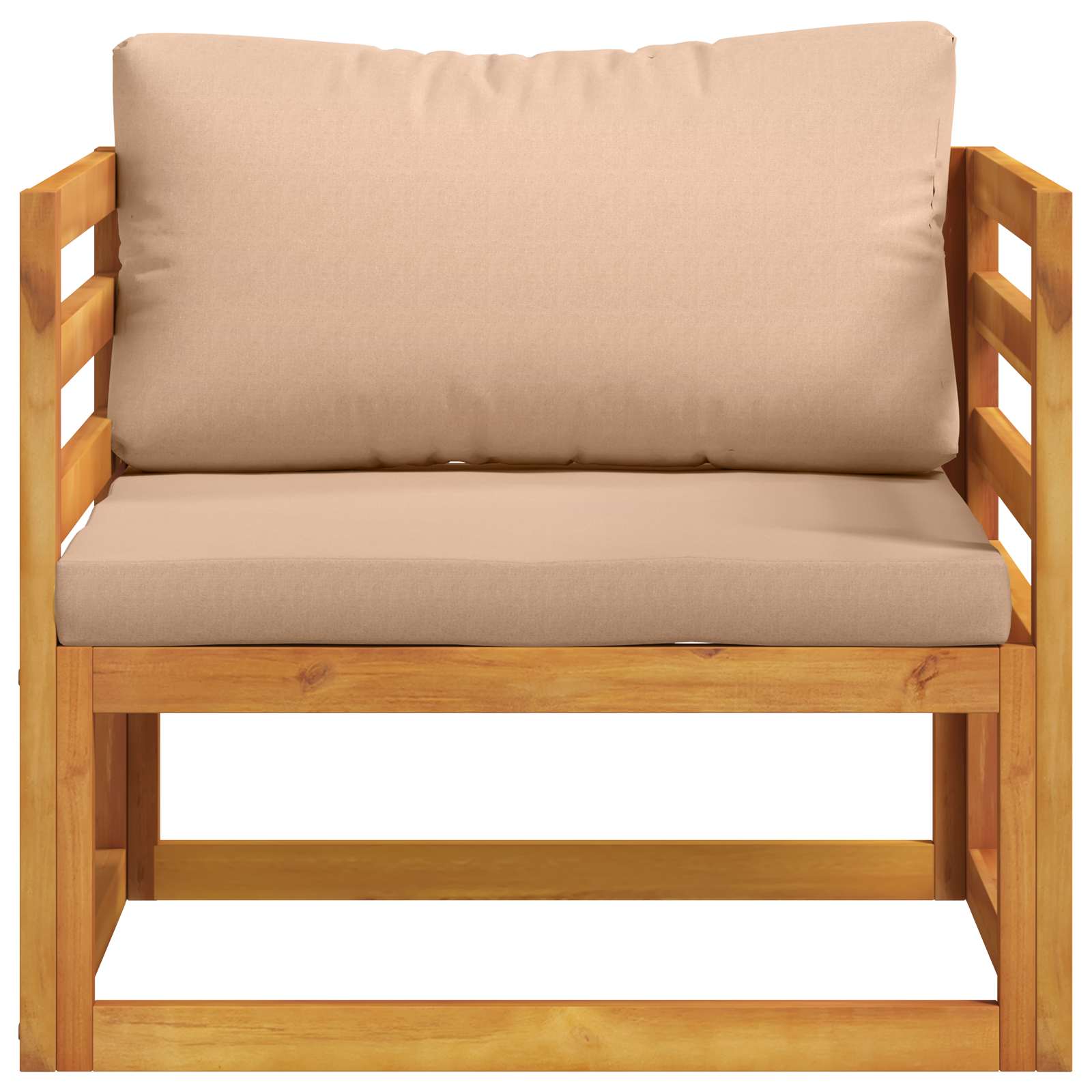 Modulaire fauteuil met kussens 100 % polyester Massief Acacia image 2