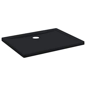 Sprchový základní tác s tečkami 90 x 70 x 4 cm ABS Černá - obrázek 2