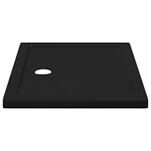 Sprchový základní tác s tečkami 90 x 70 x 4 cm ABS Černá - obrázek 4