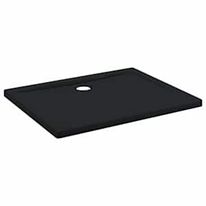vidaXL Du&scaron;i alusplaat t&auml;ppidega 100 x 80 x 4 cm ABS Must