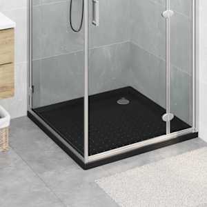 Pladenj za tuširanje s pikicami 90 x 90 x 4 cm ABS Črna