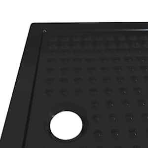Sprchový základní tác s tečkami 100 x 70 x 4 cm ABS Černá - obrázek 6
