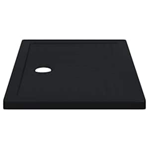 Sprchový základní tác s tečkami 100 x 70 x 4 cm ABS Černá - obrázek 4