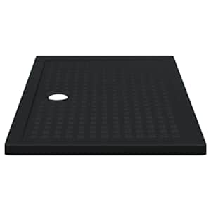 Sprchový základní tác s tečkami 120 x 80 x 4 cm ABS Černý - obrázek 4