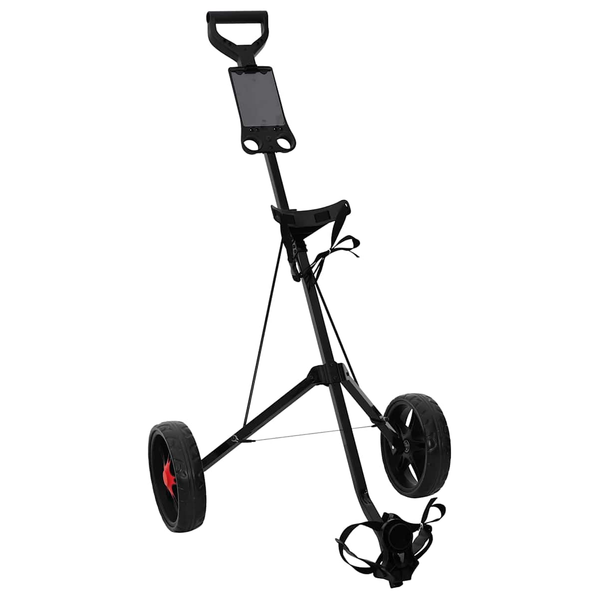 Golf Trolley Sort Jern Sammenklappelig