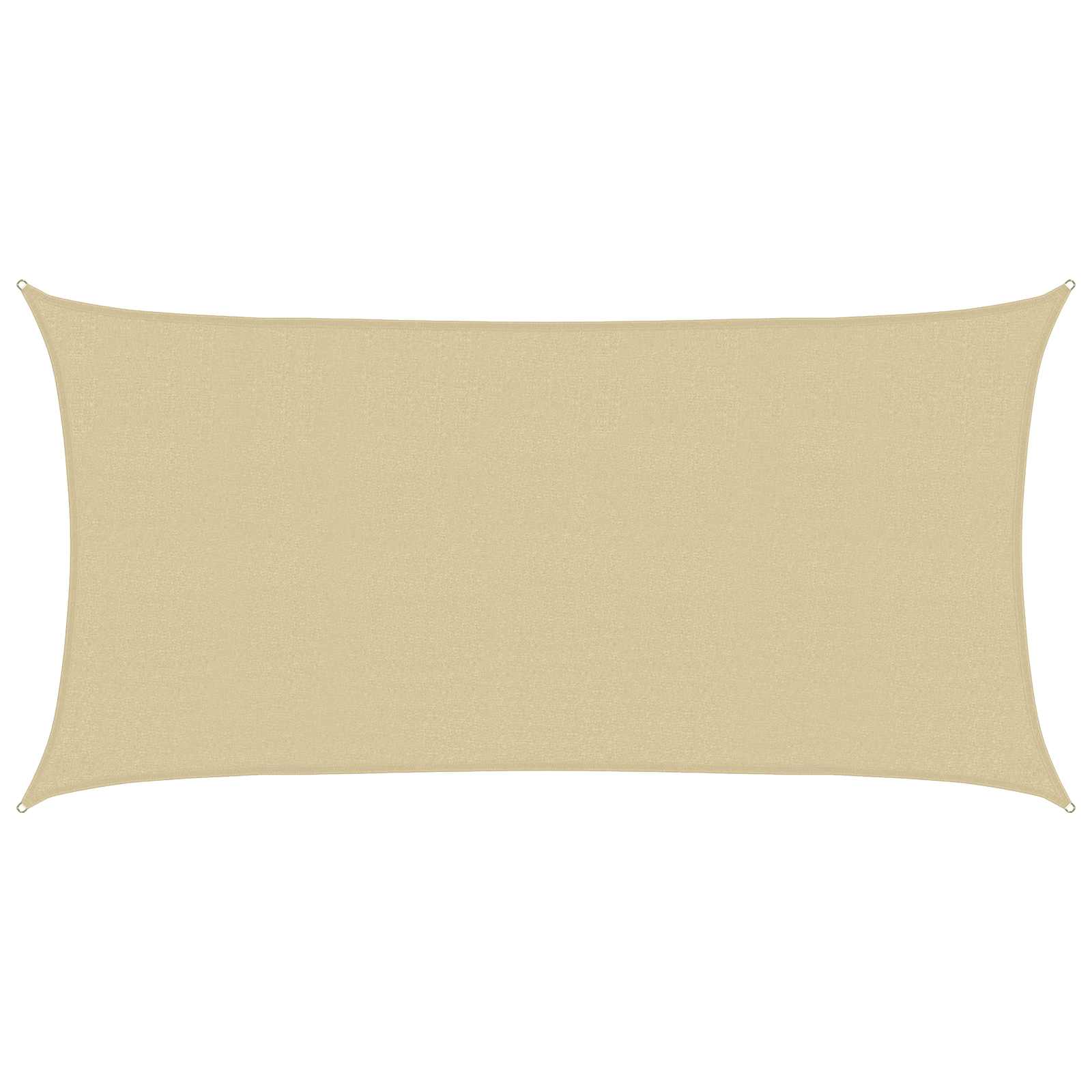 Zonneschaduwzeil Beige 2,5 x 6 m HDPE image 1