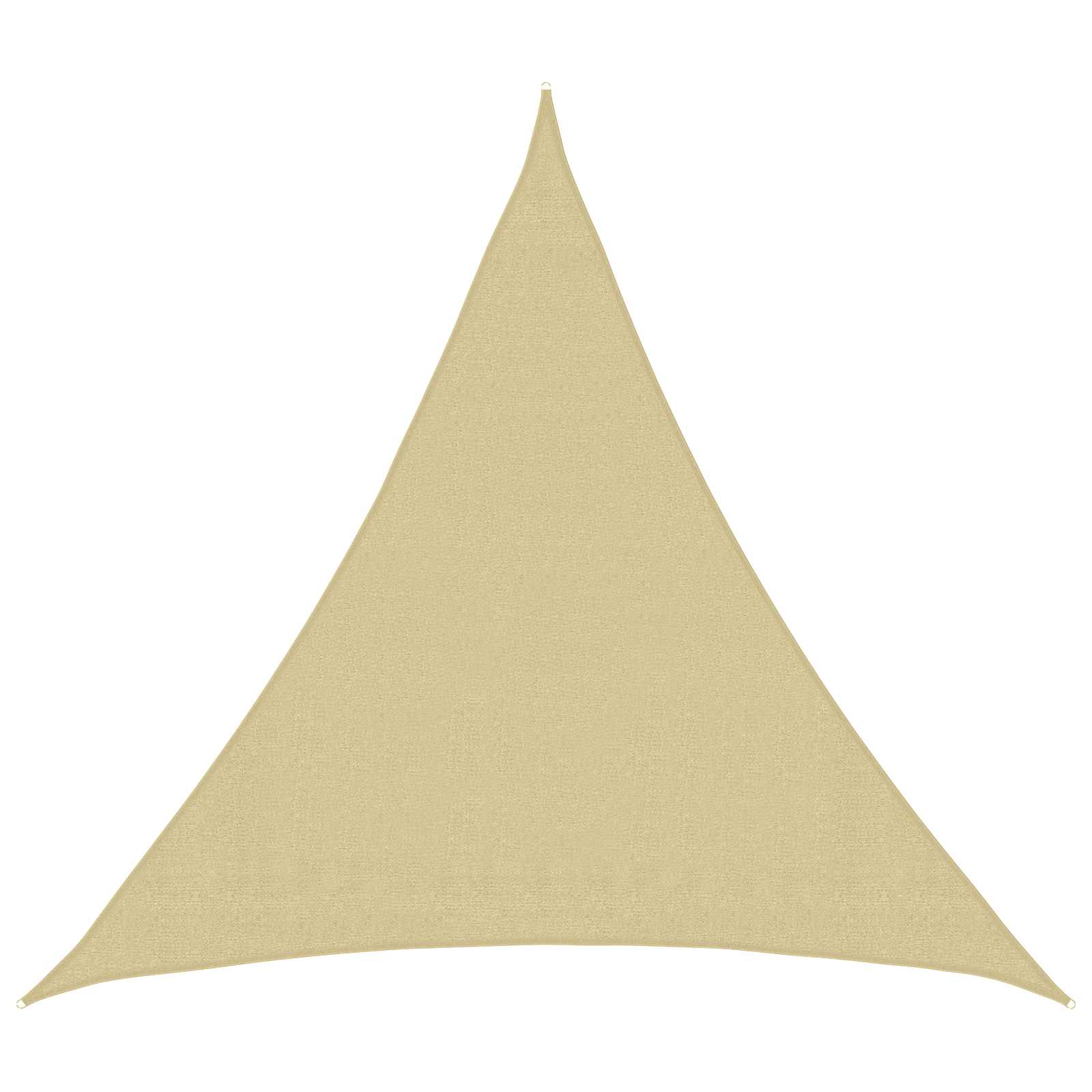 Zonneschaduwzeil Beige 2 x 2 x 2 m HDPE image 1