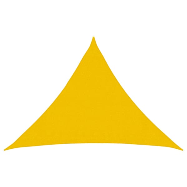 vidaXL P&auml;ikesetelgi sail 7 x 5 x 5 m HDPE Kolmnurk Kollane