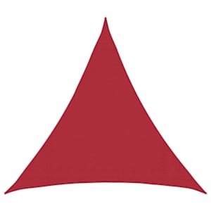 Sluneční plachta Červená 2 x 2 x 2 m HDPE - obrázek 1