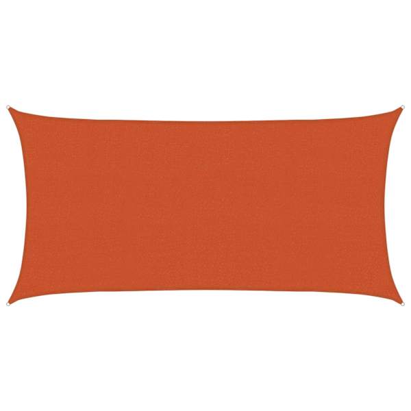 vidaXL P&auml;ikesetelgi sail 2,5 x 6 m HDPE Ristk&uuml;lik Oranž