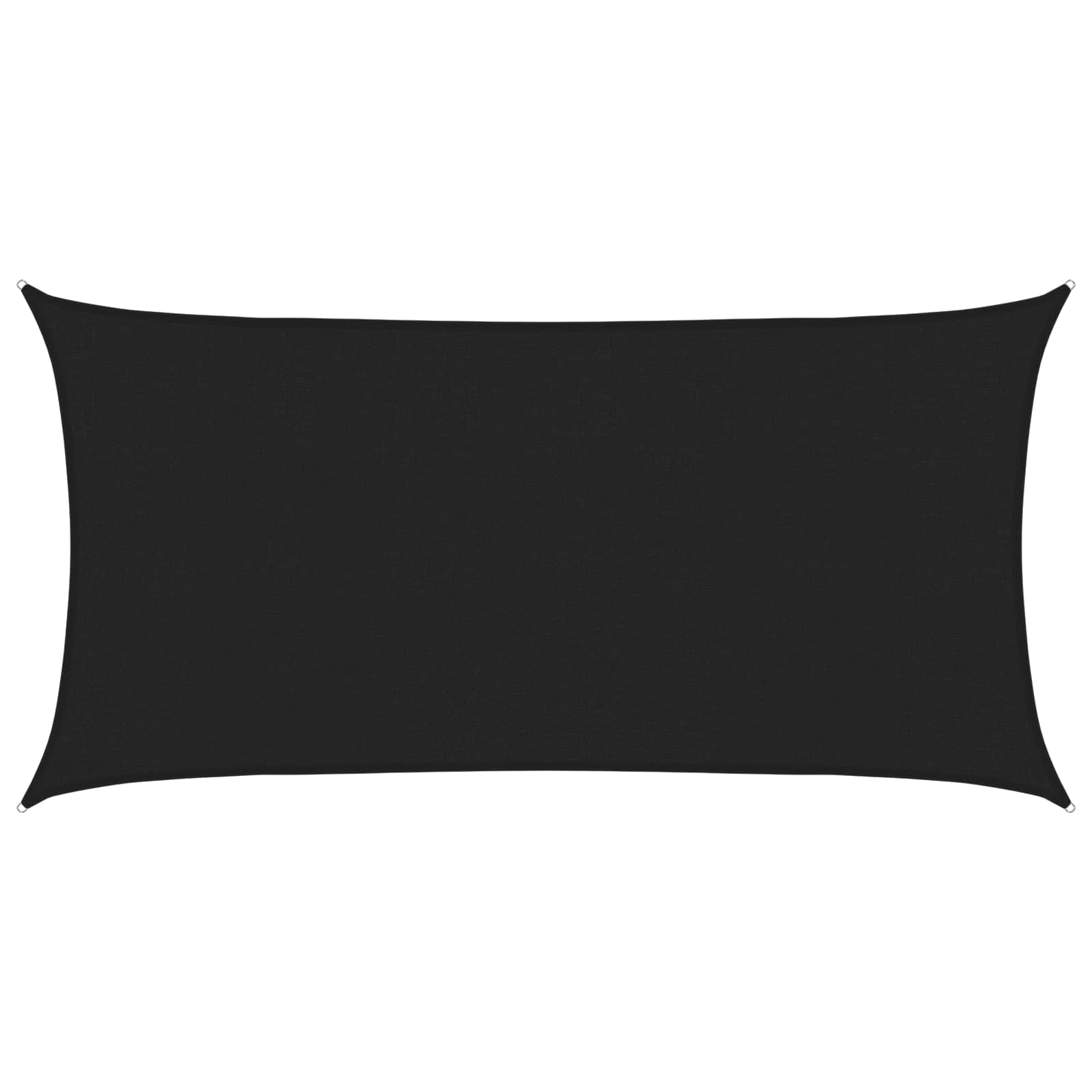 vidaXL Pânză de umbră Negru 2,5 x 6 m HDPE
