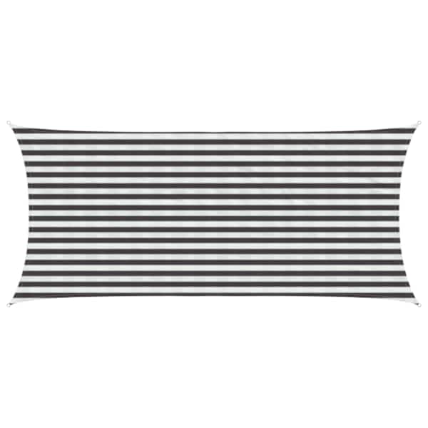 vidaXL P&auml;ikesetelgi sail 2 x 4 m HDPE Ristk&uuml;lik Anthracite ja valge