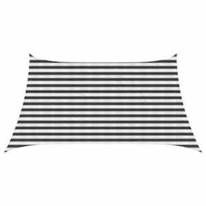 vidaXL P&auml;ikesetelgi sail 3 / 4 x 2 m HDPE Ristk&uuml;lik Anthracite ja valge