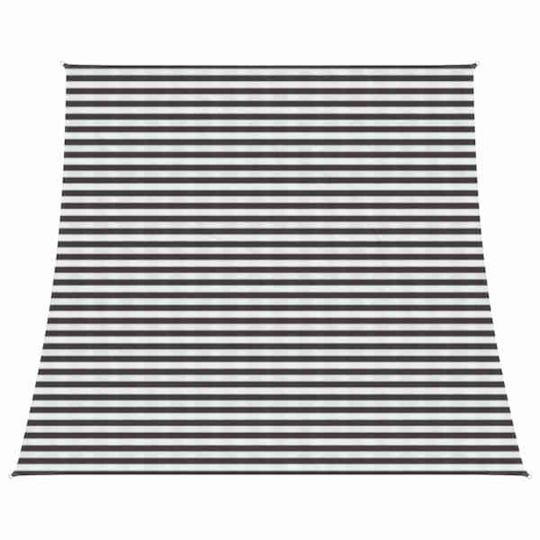 vidaXL P&auml;ikesetelgi sail 4 / 5 x 4 m HDPE Ristk&uuml;lik Anthracite ja valge