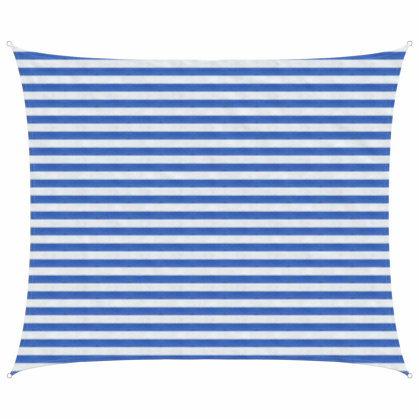 Zonneschaduwzeil Blauw en Wit 2,5 x 4 m HDPE image 1