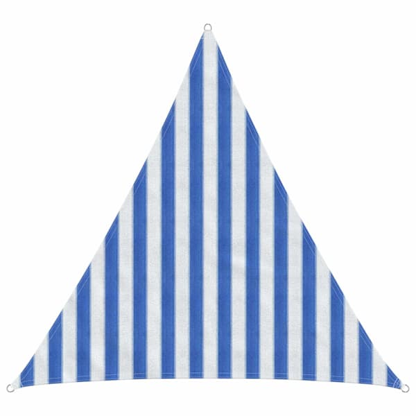 vidaXL P&auml;ikesetelgi sail Sinine ja Valge 2 x 2 x 2 m HDPE