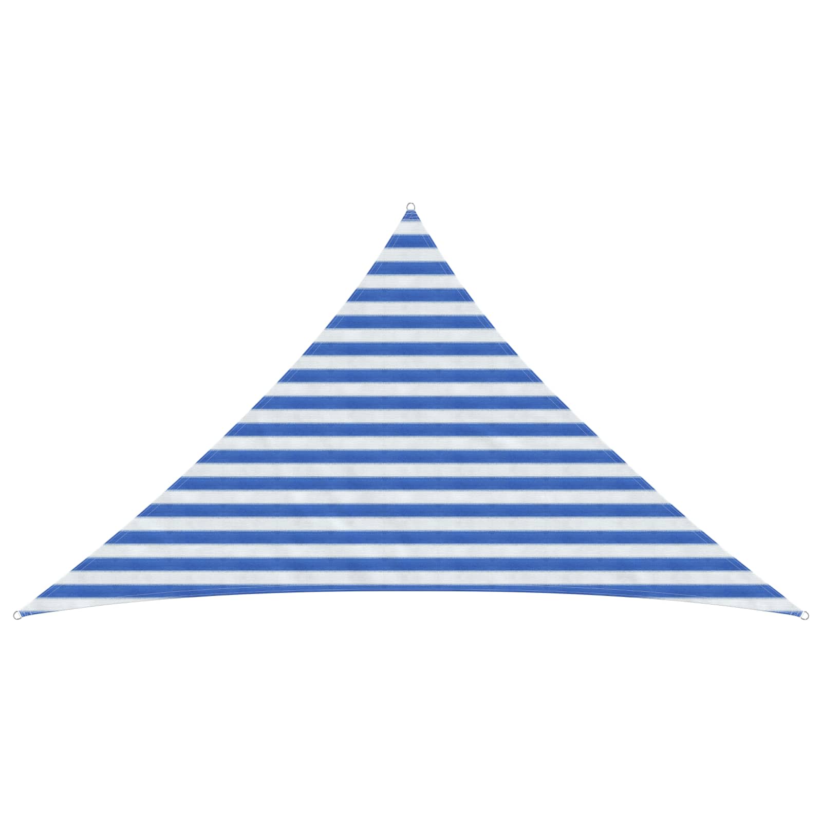 Zonneschaduwzeil Blauw en Wit 2,5 x 2,5 x 3,5 m HDPE image 1