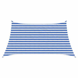 vidaXL P&auml;ikesetelgi sail 3 / 4 x 2 m HDPE Ristk&uuml;lik Sinine ja Valge