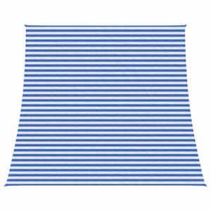 vidaXL P&auml;ikesetelgi sail 4 / 5 x 4 m HDPE Ristk&uuml;lik Sinine ja Valge