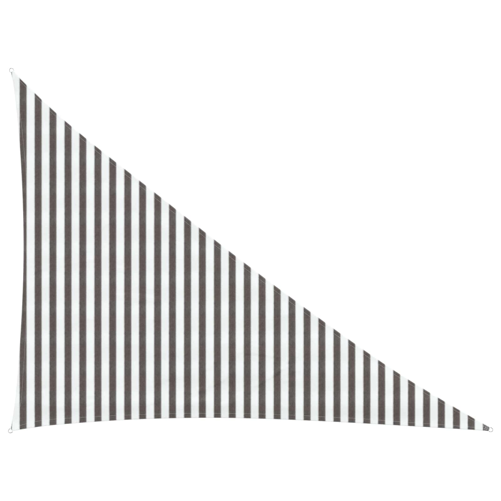 Zonneschaduwzeil Lichtgrijs en wit. 3 x 4 x 5 m HDPE image 1