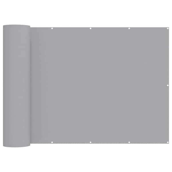vidaXL Baldahhiin 180 x 700 cm PU kaitsega kangas Helehall