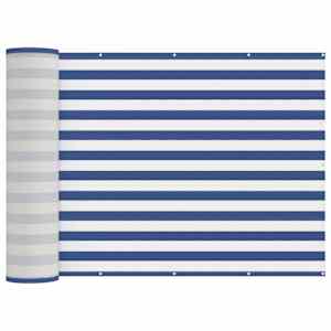 vidaXL Baldahhiin 150 x 200 cm PU kaitsega kangas Sinine ja Valge