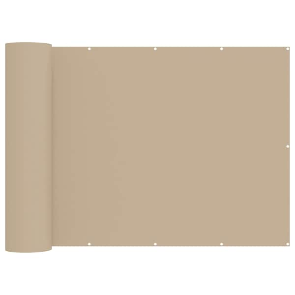 vidaXL Baldahhiin 200 x 800 cm PU kaitsega kangas Beež
