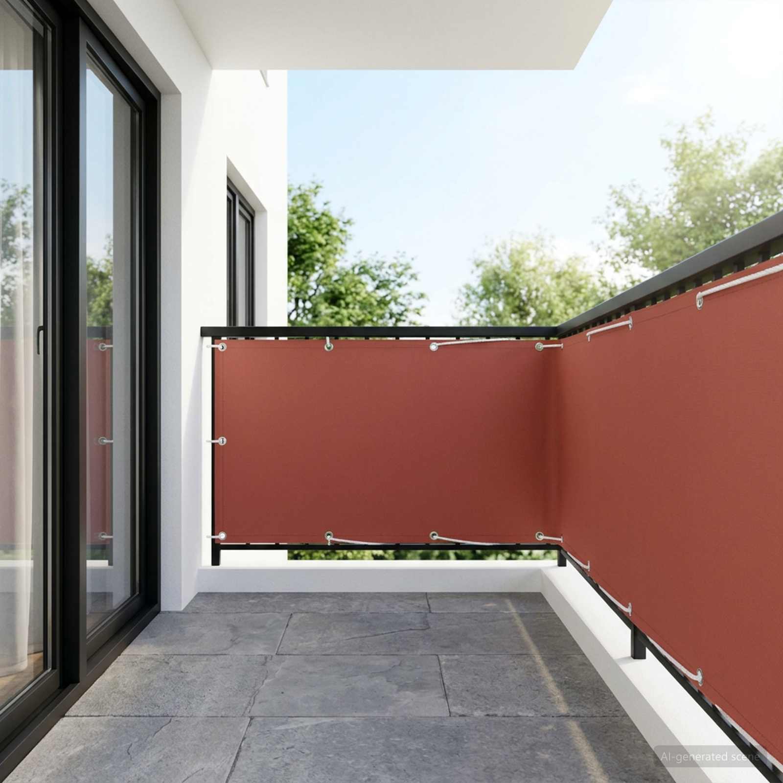 vidaXL Parvekkeen yksityisyyden suoja 150 x 300 cm