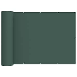 vidaXL Baldahhiin 200 x 600 cm PU kaitsega kangas Tumeroheline