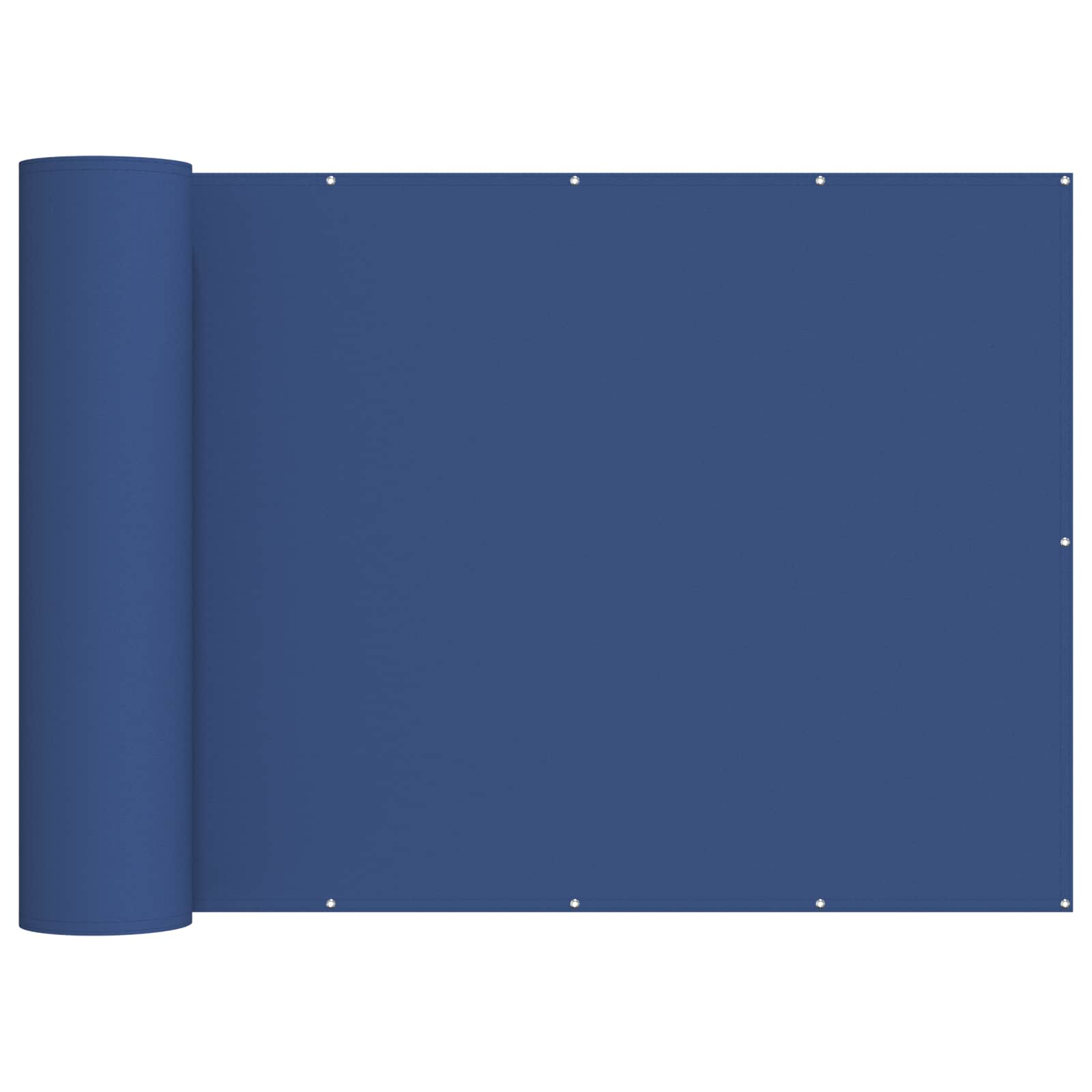 Balkon Privacy Scherm 180 x 800 cm Stof met PU-coating Blauw image 1