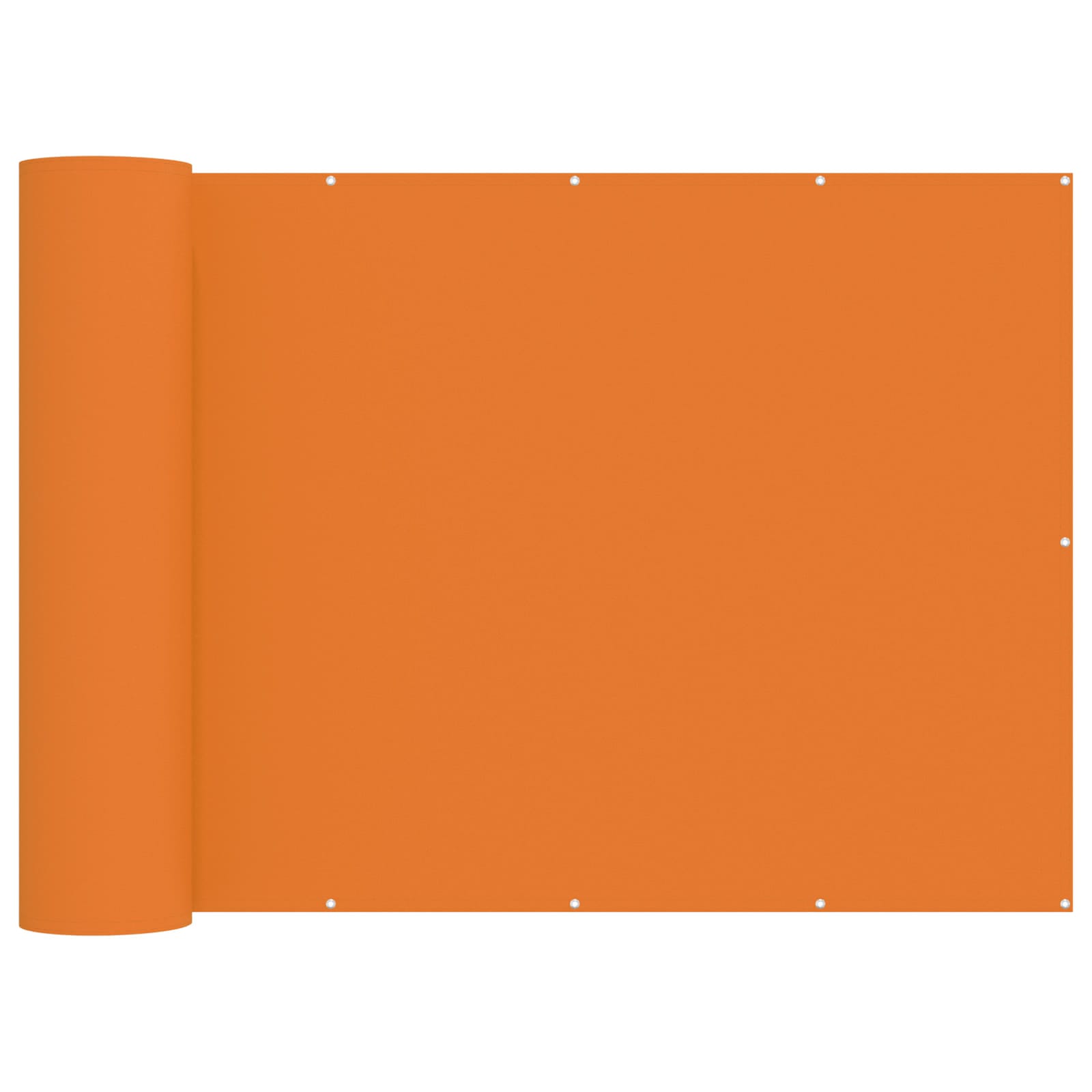 Balkon Privacy Scherm 200 x 600 cm Stof met PU-coating Oranje image 1