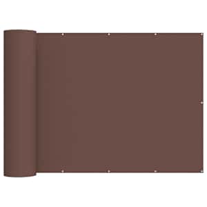 vidaXL Baldahhiin 200 x 700 cm PU kaitsega kangas Pruun