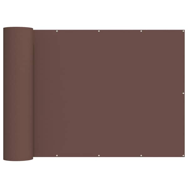 vidaXL Baldahhiin 200 x 700 cm PU kaitsega kangas Pruun